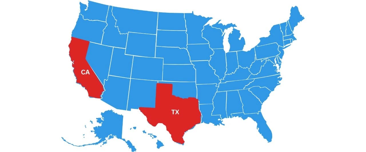California to Texas Car Shipping